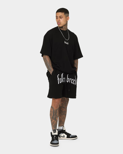 Fallen Breed Logo Sweat Shorts Black