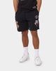 Mitchell & Ness Chicago Bulls 5 Times Champs Fleece Shorts Faded Black