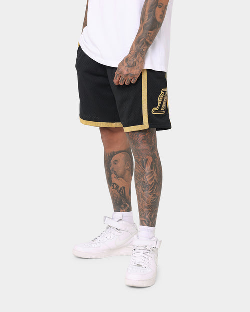 Mitchell & Ness Los Angeles Lakers 'Black Gold' Swing Shorts Black/Gold
