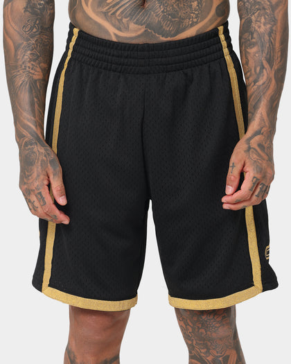 Mitchell & Ness Los Angeles Lakers 'Black Gold' Swing Shorts Black/Gold