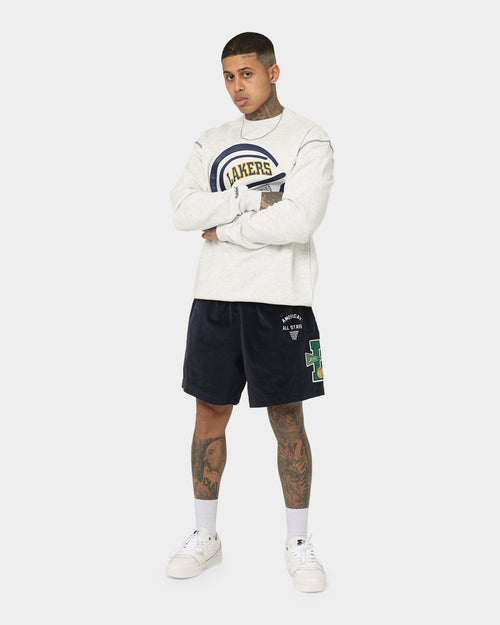 Mitchell & Ness Los Angeles Lakers Varsity Corduroy Shorts Midnight Navy
