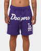 New Era Los Angeles Dodgers Basketball Shorts Purple