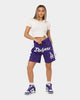 New Era Los Angeles Dodgers Basketball Shorts Purple