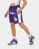 New Era Los Angeles Dodgers Basketball Shorts Purple