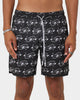 Carré Star Sign Mesh Shorts Black