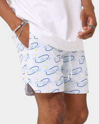 Carré Star Sign Mesh Shorts White