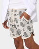Carre Big Bandana Knitted Shorts Off White
