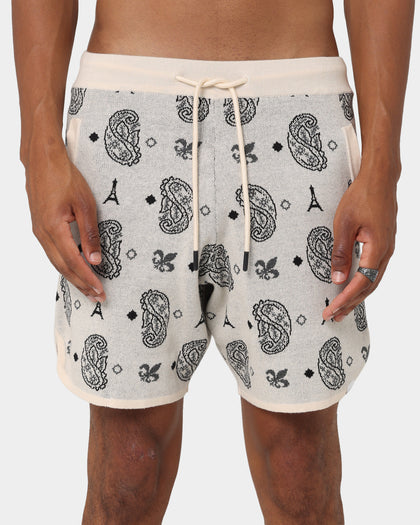 Carre Big Bandana Knitted Shorts Off White