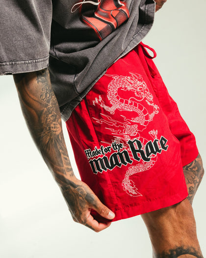 Loiter Drago Walk Shorts Red