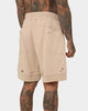 Saint Morta Rags Fleece Shorts Stone