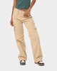 MNML Chloe Mid Rise Cargo Jeans Beige