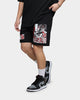 Goat Crew X Uzumaki Shorts Black