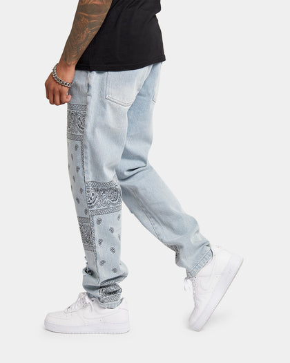 XXIII Paisley Print Jeans Paisley