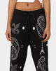 Carré Big Bandana Knitted Sweatpants Black