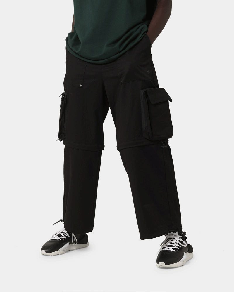 The Anti Order A100 Super Baggy Cargo Pants Black