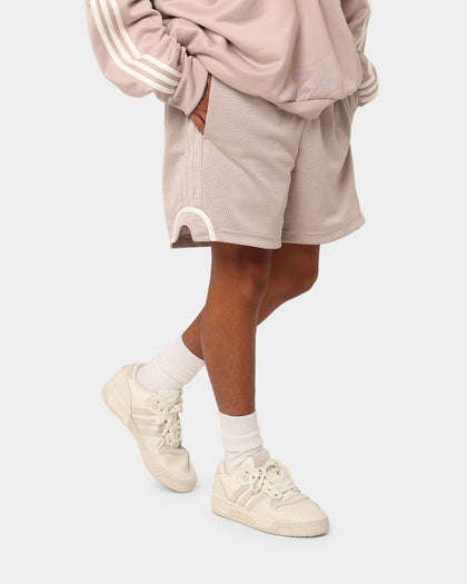 Adidas Basketball Mesh Shorts Wonder Taupe/Off White