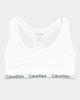 Calvin Klein Women's Modern Cotton Unlined Bralette White