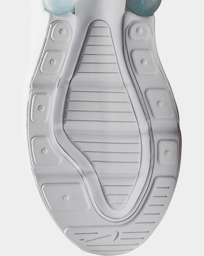 Nike Kid's Air Max 270 White/Metallic Silver