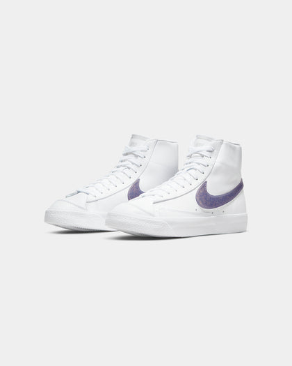 Nike Women's Blazer Mid '77 Essential White/Canyon Purple