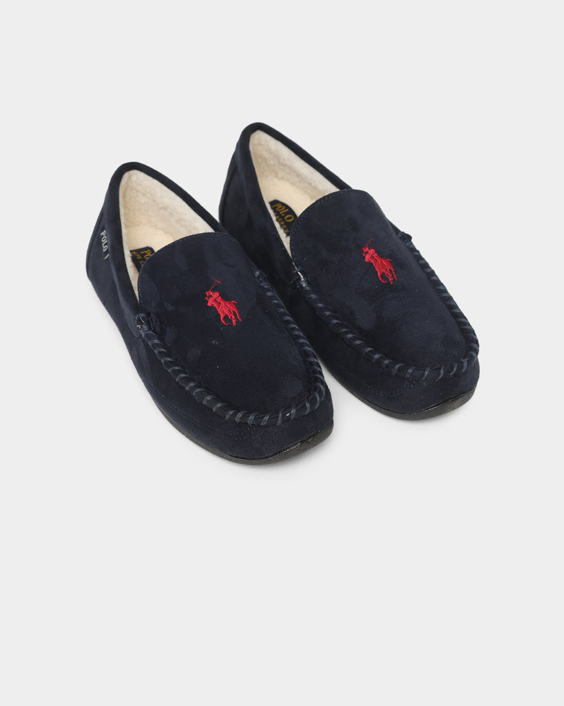 Polo Ralph Lauren slippers with american bear in tan | ASOS