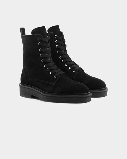 Saint Morta Chunky Boot Suede Black