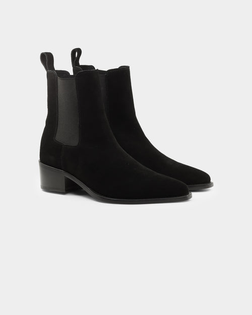 Saint Morta Nomad Pointy Toe Chelsea Boot Black