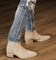Saint Morta Nomad Pointy Toe Chelsea Boot Light Stone