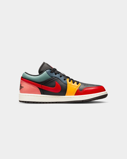 Jordan Women's Air Jordan 1 Low SE "Black Multi" Black/Fire Red