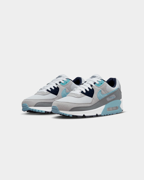 Nike Air Max 90 Pure Platinum/Worn Blue-Obsidian