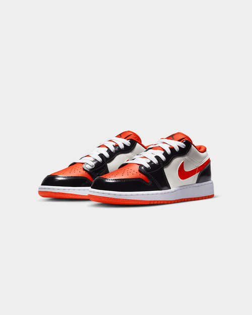 Jordan Kid's Air Jordan 1 Low SE (GS) Team Orange/Black