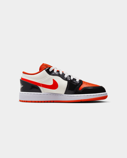 Jordan Kid's Air Jordan 1 Low SE (GS) Team Orange/Black
