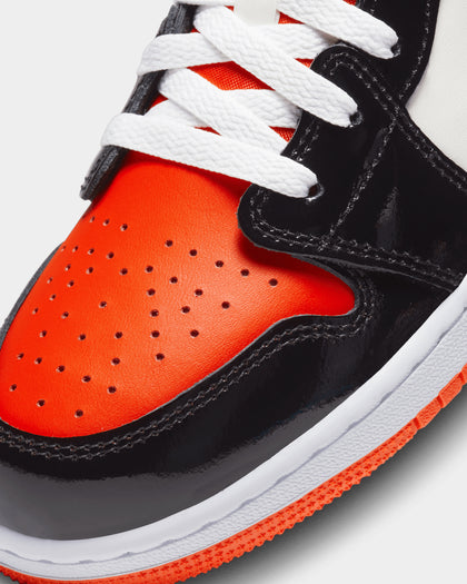 Jordan Kid's Air Jordan 1 Low SE (GS) Team Orange/Black