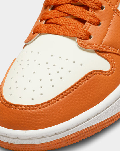 Jordan Women's Air Jordan 1 Mid SE "Sport Spice" Coconut Milk/Sport Spice-Black-Sail