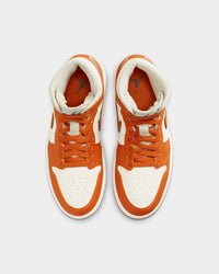 Jordan Women's Air Jordan 1 Mid SE "Sport Spice" Coconut Milk/Sport Spice-Black-Sail