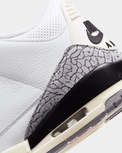 Jordan Air Jordan 3 Retro "White Cement Reimagined" Summit White/Fire Red/Cement Grey