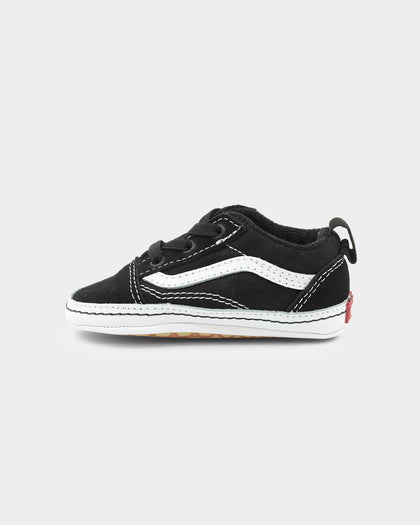 Vans Infants' Old Skool Crib Shoes Black/True White