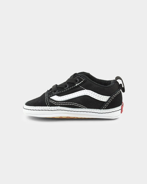 Vans Infants' Old Skool Crib Shoes Black/True White