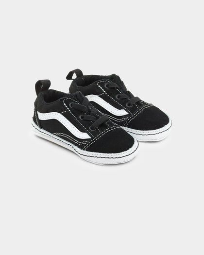 Vans Infants' Old Skool Crib Shoes Black/True White