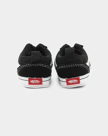 Vans Infants' Old Skool Crib Shoes Black/True White