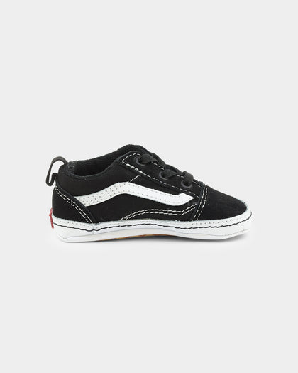 Vans Infants' Old Skool Crib Shoes Black/True White