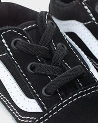 Vans Infants' Old Skool Crib Shoes Black/True White