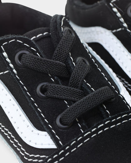 Vans Infants' Old Skool Crib Shoes Black/True White