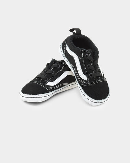 Vans Infants' Old Skool Crib Shoes Black/True White