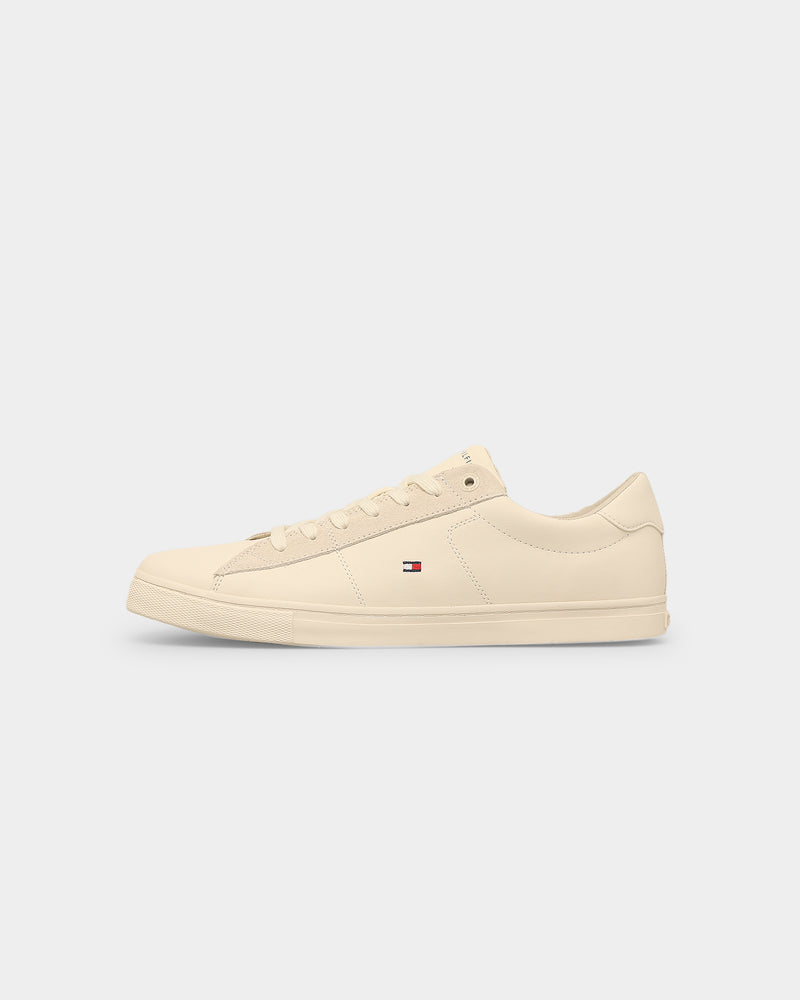 Tommy Jeans Basic Leather Sneaker Ivory
