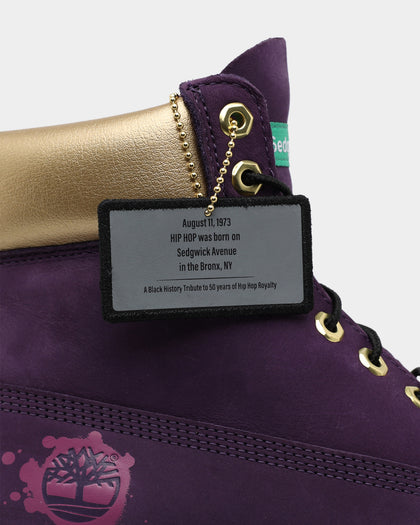Timberland BMH 6" Premium Boot Purple/Gold