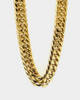 Saint Morta Cuban Link 26 Inch 18MM Chain Gold