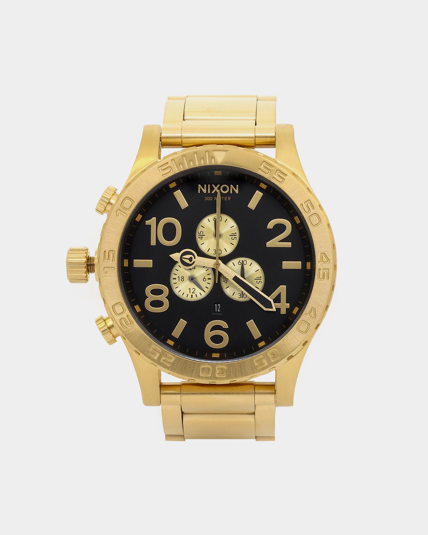 Nixon 51-30 Chrono Gold/Black | Culture Kings