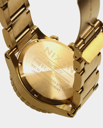 Nixon 51-30 Chrono Gold/Black