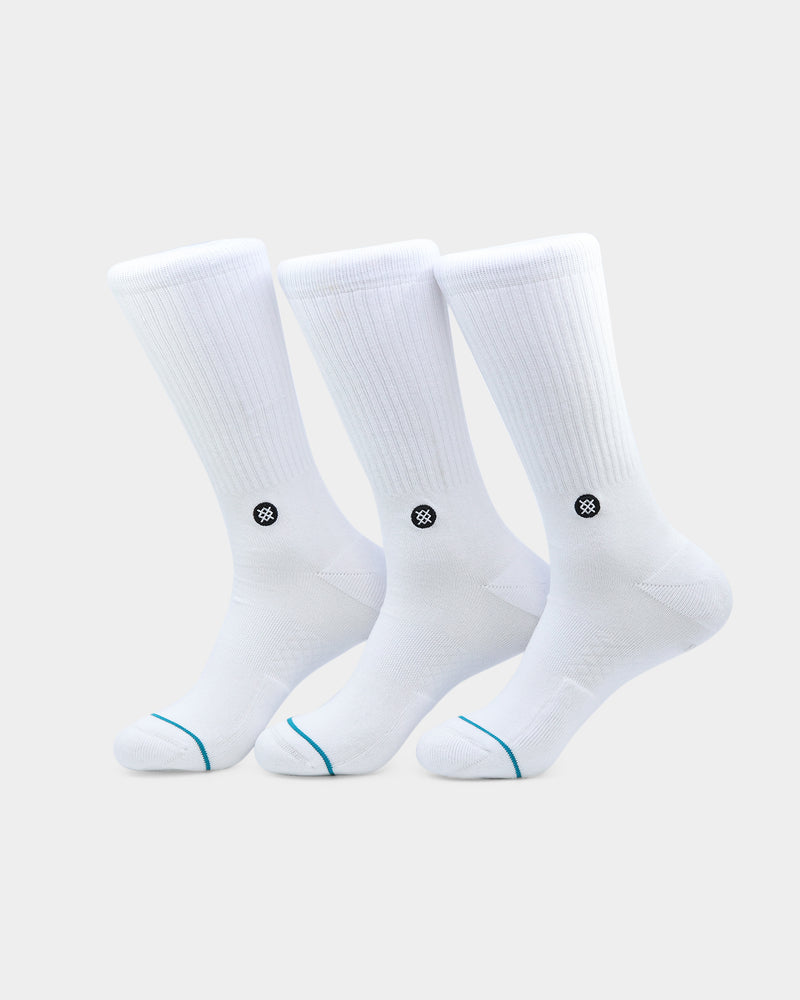 Stance Icon 3 Pack White