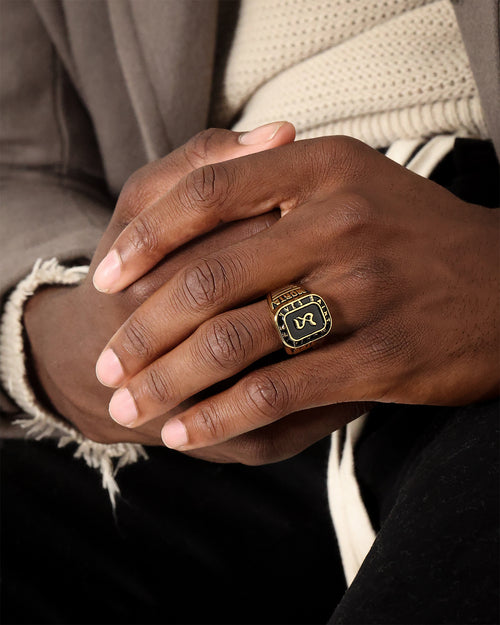 Saint Morta FK YVES Championship Ring Gold/Black